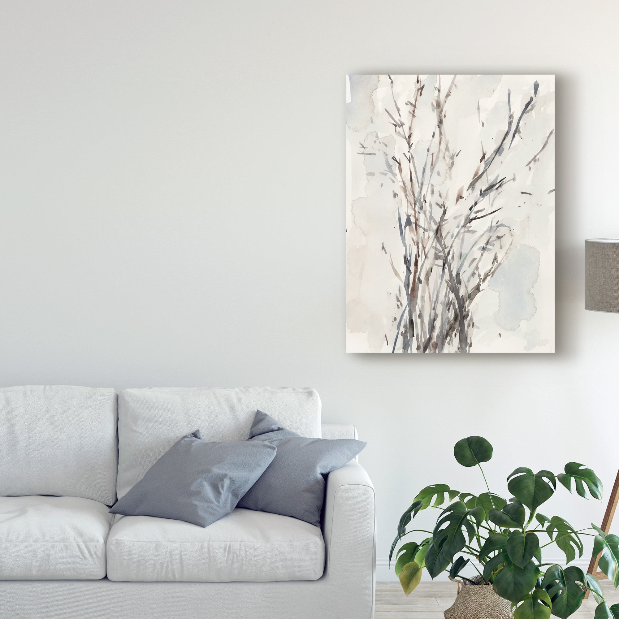 Trademark Fine Art 'Watercolor Branches I' Canvas Art by Samuel Dixon