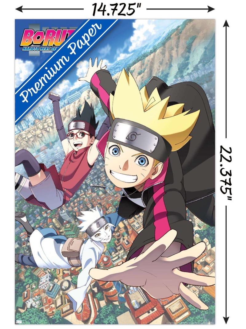 Boruto: Naruto Next Generations - Falling Wall Poster, 14.725