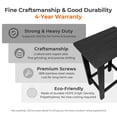 thumbnail image 6 of Innovaze 3-Piece Outdoor Patio Bar Set with Stools, HDPE Weather Resistant High Top Bistro Table and Chairs for Poolside, Garden, Backyard, 6 of 6