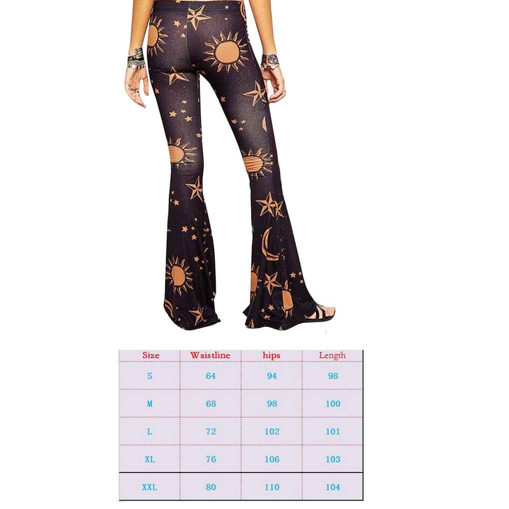 sun and moon flare pants