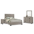 thumbnail image 2 of Kings Brand Furniture Napa 5-Piece Bedroom Set - Bed Frame with Headboard, Dresser, Mirror, Chest and 1 Nightstand (Queen), 2 of 7