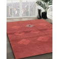 thumbnail image 2 of Ahgly Company Indoor Square Abstract Red Abstract Area Rugs, 3' Square, 2 of 6