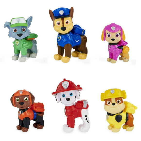 PAW Patrol, Movie Pups Gift Pack with 6 Collectible Toy Figures, Kids Toys for Ages 3 and up, PAW Patrol Movie Toy