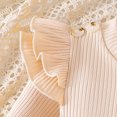 thumbnail image 4 of Gerichy Newborn Baby Girl Clothes Infant Girl Outfits Knit Romper Dress with Headband Socks Baby Clothes for Girls 0-18 Months, 4 of 7