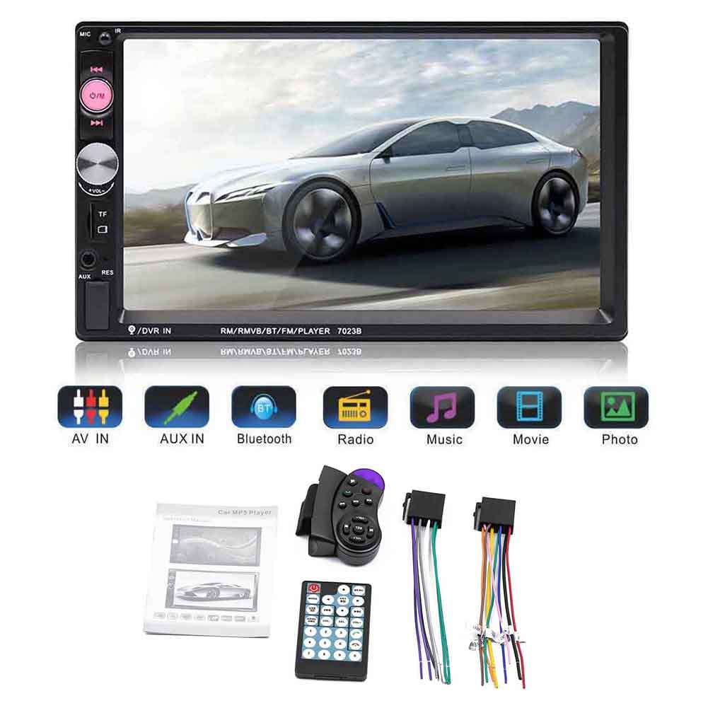 portable car radio with bluetooth