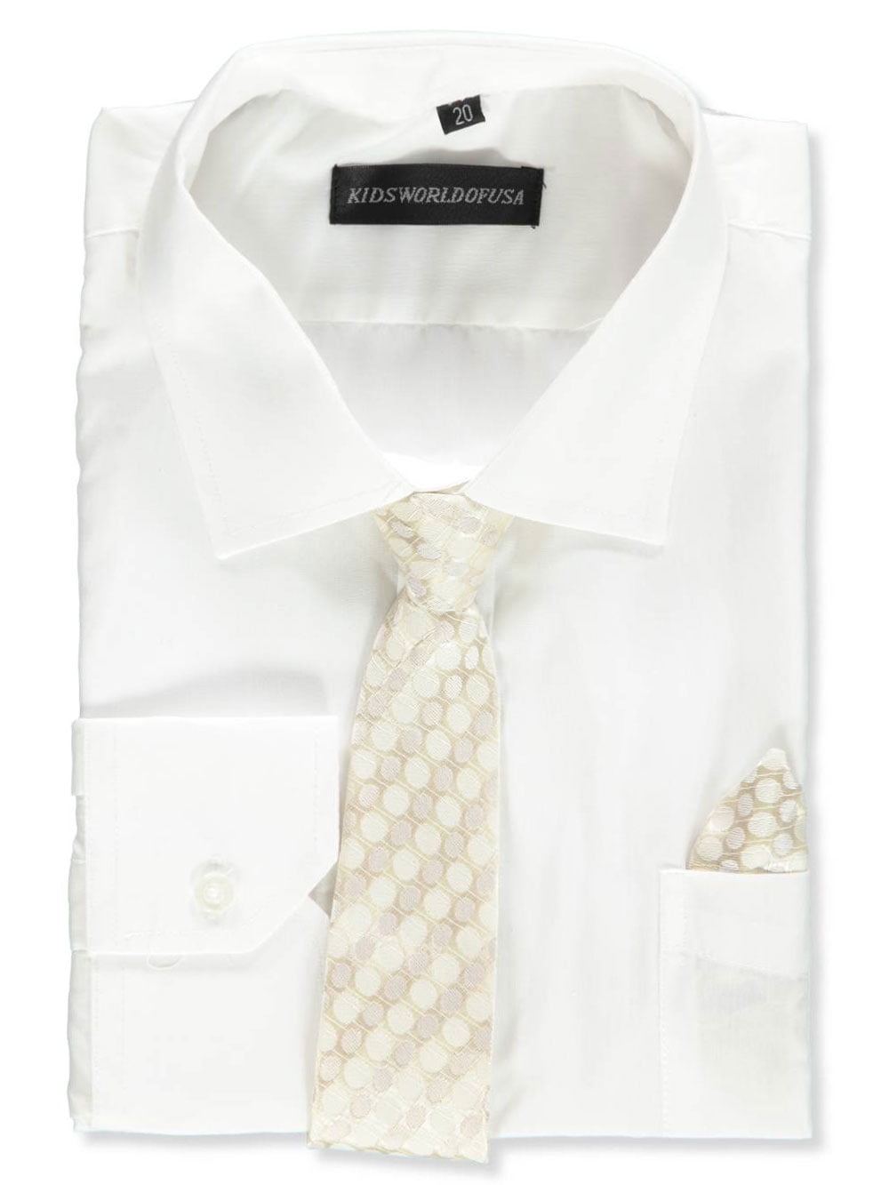 Boys Short Sleeve Dress Shirt Solid Toddler Kids Boy Formal Party Size 4-18 New