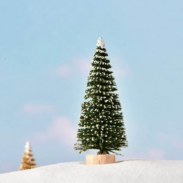 Xihbxyly Árbol de Navidad con Agujas, Precioso Diseño de Cedro Blanco, Exquisita Artesanía, Decoración Navideña para Interiores y Exteriores, Ideal para Oficinas y Hogares, 7 Cm.