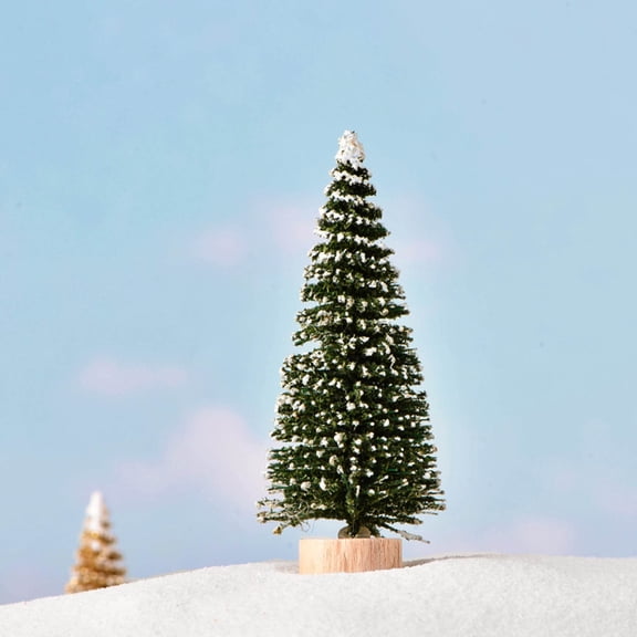 Mini Christmas Trees,Artificial Miniature Pine Trees Sisal Trees with Wood Base Tabletop Christmas Tree for Christmas Room Decor Home Table Top Decoration and Crafts (D,2.75In)