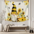 thumbnail image 5 of Sunflower Small Tapestry for Bedroom Wall Hanging Tapestry,Gnomes Flower Bee Eucalyptus Leaves Farmhouse Ceiling Backdrop Tapestries Poster Blanket Wall Decor for Teens Room Living Room 23" x 28", 5 of 8