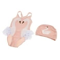 thumbnail image 1 of Lovely baby Girl pieza con sombrero Set Beachwear 2- 2XL BLESIY Traje de baño para niñas, 1 of 8
