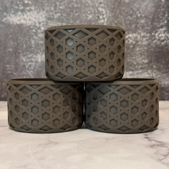 Chocolate Waffle Silicone Tumbler Boot – Protective Cup Bottom Cover – Fits Most 20oz/30oz/40oz Tumblers