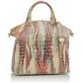 thumbnail image 2 of Brahmin Large Duxbury Destiny Pink/Blue/Orange Top Handle Satchel, 2 of 4