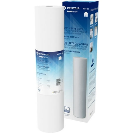 

Pentair OMNIFilter RS18 20 Heavy Duty Whole House Spun Polypropylene Sediment Water Filter
