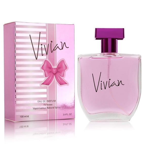 Vivian for Women Eau de Parfum - Floral Fruity Scent with Rose & Caramel - 100ml Long-Lasting Parfum