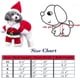 thumbnail image 5 of Disfraces navideños para mascotas Disfraz de perro con capa Disfraz de Papá Noel Sudaderas con capucha para perros Disfraces navideños para gatos (rojo, L) brillar  Electrónica, 5 of 5
