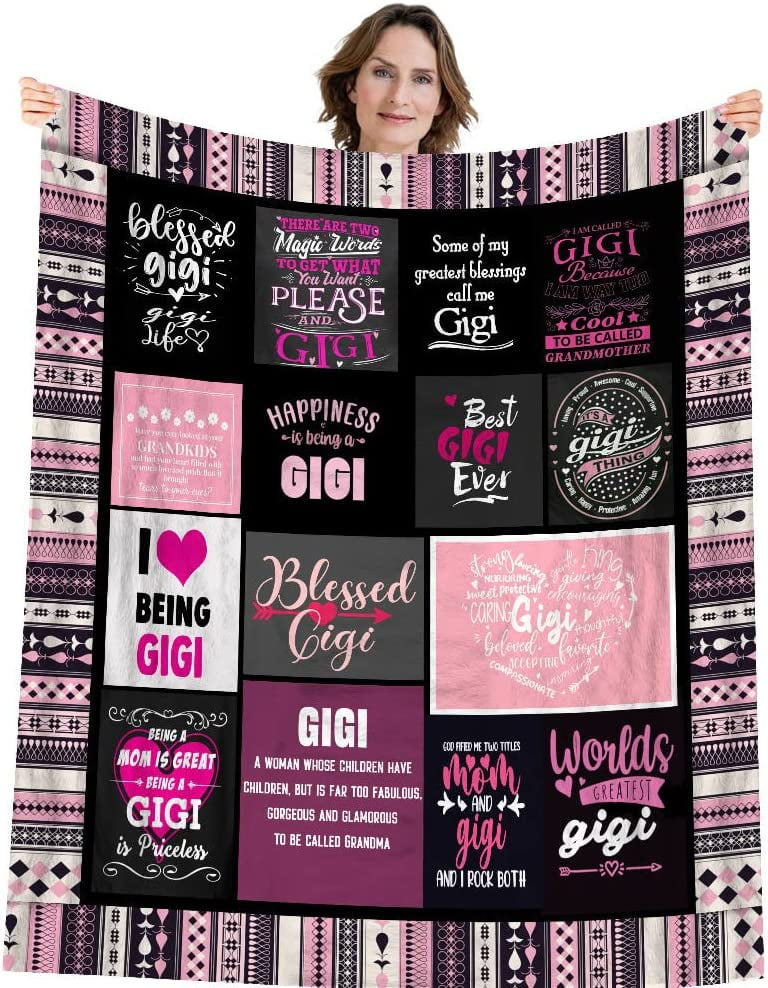 Best Gigi Blanket Gifts for Gigi from Grandchildren Gigi Gifts from Grandkids 60'' X 80'' Best