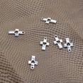 thumbnail image 4 of Colgantes cruzados Sunnimix Cruz Charms 100pcs 18x10 mm Aleación de zinc Astilla antigua, 4 of 8