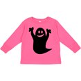 thumbnail image 3 of Inktastic Happy Halloween Cute Ghost Boys or Girls Long Sleeve Toddler T-Shirt, 3 of 5