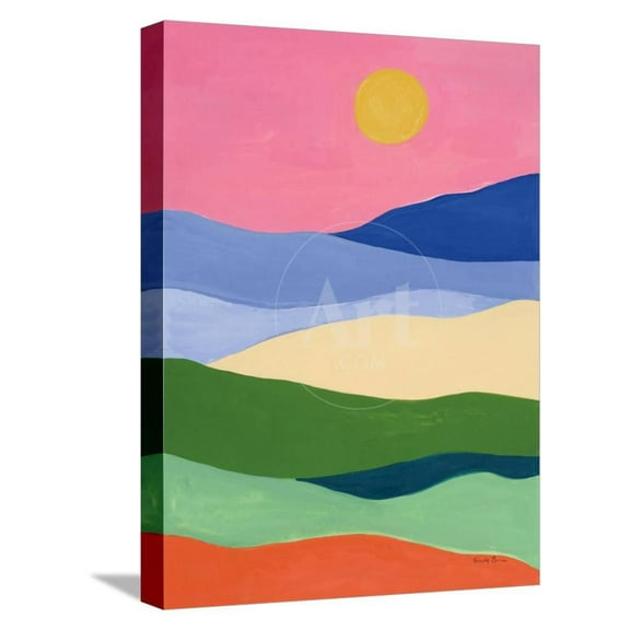 Desert Landscape II, Stretched Canvas Wall Art by Farida Zaman  Sold by Art.Com