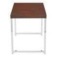 thumbnail image 5 of Pemberly Row End Table Espresso Wood Veneer Top with Chrome legs, 5 of 8