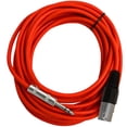 thumbnail image 2 of Seismic Audio  - 6 Pack of Red 25 Ft XLR Male to 1/4" TRS Patch Cable Snake Cords Red - SATRXL-M25Red-6Pack, 2 of 4
