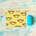 thumbnail image 2 of Cute Monkey Pattern Mouse Mat Animal Banana Cartoon 9.5x7.9 Inch Smooth Mouse Pad for Gaming Office Work Home, Yellow, 2 of 5
