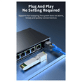 thumbnail image 3 of Module SFP+ 5X 10G 10GbE Cuivre Modules SFP Port Optique Tourner vers RJ45 Port Ethernet Gigabit 1000M Module Émetteur-Récepteur, 3 of 4