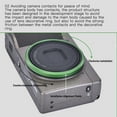 thumbnail image 3 of Aluminum Alloy Lens Decoration Ring Cap, for GR IIIX, Add Personality and Color to Your Camera Setup, Avoidance Scheme Protects Camera Body, 3 of 7