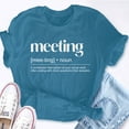thumbnail image 5 of EcoLoom Funny Office Meeting Noun Short Sleeve Unisex T Shirt, 5 of 6