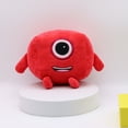 thumbnail image 1 of Children's Early Education Enlightenment Animation Baby Education Digital Building Blocks Plush Toy, Movie Character Doll, 1 of 4