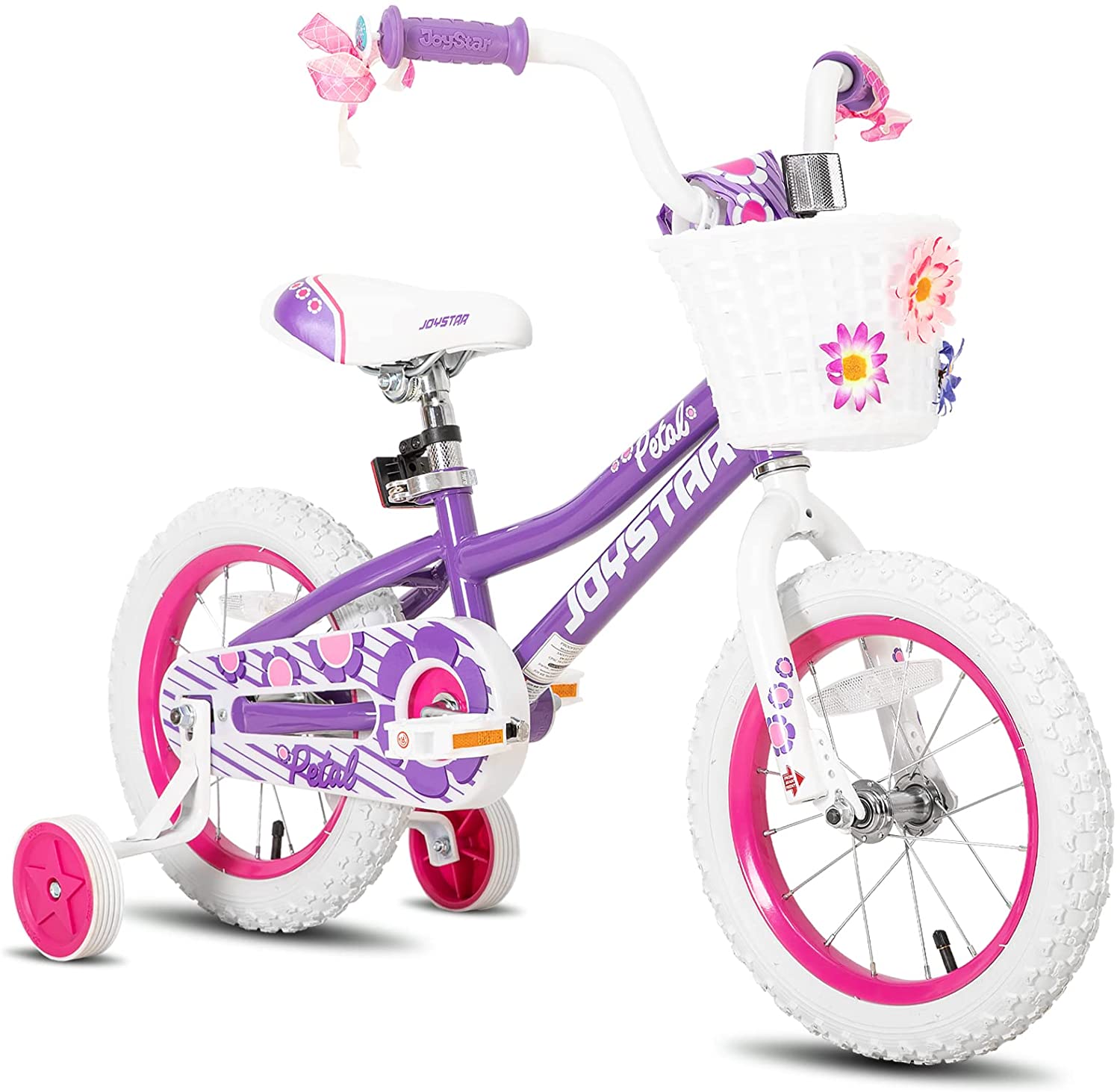 Royalbaby Stargirl Kids Bicycle For Girls - 12, 14, 16, 18, 20 Inch Sizes With Basket, Ages 3-12