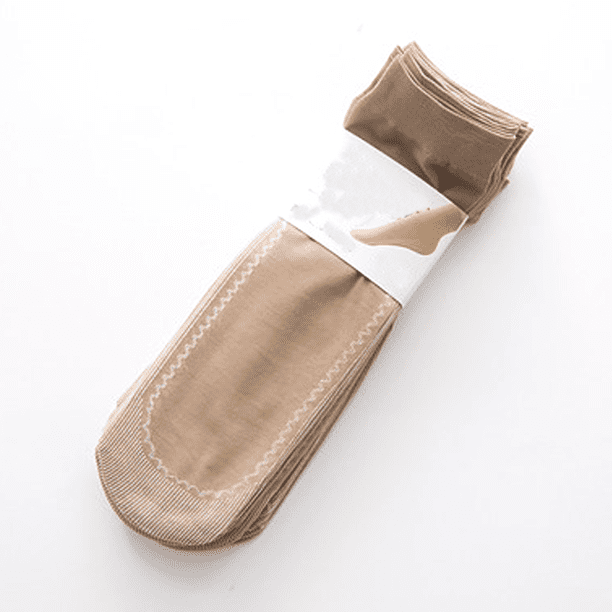 Calcetines tobilleros para diabéticos, anchos, finos, de bambú, para mujer, sin costuras y sin tirantes