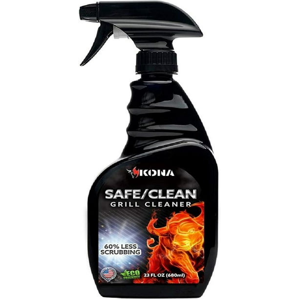 Safe/Clean Grill Cleaner Spray Heavy Duty 60 Less Scrubbing Eco