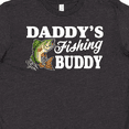 thumbnail image 4 of Inktastic Daddy's Fishing Buddy with White Text Youth T-Shirt, 4 of 5