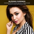 thumbnail image 3 of MasteelfCA 1 Pair Long Chain Earrings Luck Crystal Bird Earrings Pierced Threader Earrings, 3 of 7