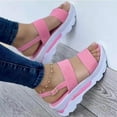 thumbnail image 1 of Women's Summer Open Toes Sandals Breathable Ankle-strap Shoes Pin Buckle Closure_Gift Of G, 1 of 2