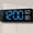 Blue, variant on 16.5" Large Digital Wall Clock RGB LED Display for Classroom with Remote | 11 RGB Color Options, Auto DST, Temp & Date Display, Large Easy-Read Numbers, Classroom, Office, Gym & Home, Senior Friendly