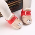 thumbnail image 5 of Otqutp Warm Boots for Toddler Winter Children Baby Boots Boys and Girls Cotton Shoes Cotton Wool Warm and Comfortable Cute Deer Bear Panda Shape(A,12-18 Months), 5 of 5