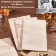 thumbnail image 5 of 4Pcs Taekwondo Breaking Boards 10.5mm Thick Wooden Karate Breaking Boards 11.8x7.9 Inch Punching Wood Boards Wooden Kick Board Training Accessory, 5 of 6