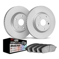 Dynamic Friction Company Rear Geospec Brake Rotors Kit | 4000 HybriDynamic Brake Pads 4802-20001