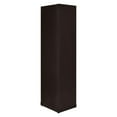 thumbnail image 4 of Coaster 6-Shelf Transitional Wood Corner Bookcase in Cappuccino, 4 of 7