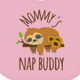 thumbnail image 4 of Inktastic Mommys Nap Buddy Sloth Boys or Girls Baby Bib, 4 of 4