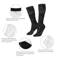 thumbnail image 3 of Vsdgher Abstract Black And White Waves Knee Socks, High Socks Long Stretchy Sock Women Knee High Stocking, Long Socks for Women, 3 of 6