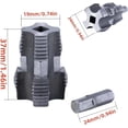 thumbnail image 3 of PVC Pipe Threader Kit, Staron 2026 Drill Compatible PVC Thread Maker Tool, 3 Die Sizes /2" 3/4" " Reinforced Plastic Plumbing Kit for DIY Home Repair, 3 of 6