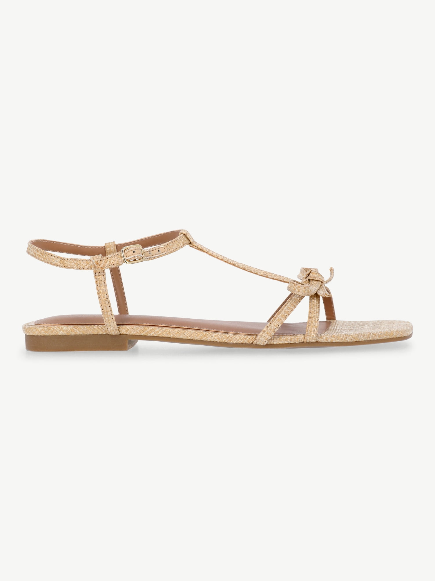Free Assembly Women's Flat Sandals with Bow