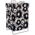 thumbnail image 1 of Cesta de lavandería Design Imports con marco de metal DII Black Big Blooms, 1 of 2