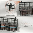 thumbnail image 5 of Spice Rack Wall Mounted 4 Pack, Space-Saving Spice Organizer for Spice Jars and Seasonings,Hanging Spice Rack Organizer for Kitchen Cabinet,or Pantry Door, 5 of 8