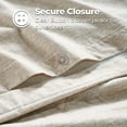 thumbnail image 3 of Superior Melange Flannel Cotton Duvet Set, King/California King, Beige, 3 of 9