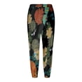 thumbnail image 4 of 2025 Women High Waist Pants Casual Pants for Women for Work Drawstring Capri Pants with Women Pants Casual Straight Pockets Wide Leg Cropped Sweat Pants Women Casual, 4 of 8