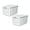 Blue, variant on Grain Rice Storage Container, Large Sealed Grain Container with Measuring Cup Rice Storage Bin for Nuts Rice, 7.5KG Blue,Stackable Plastic Storage Bins with Lids, BPA-Free Containers,